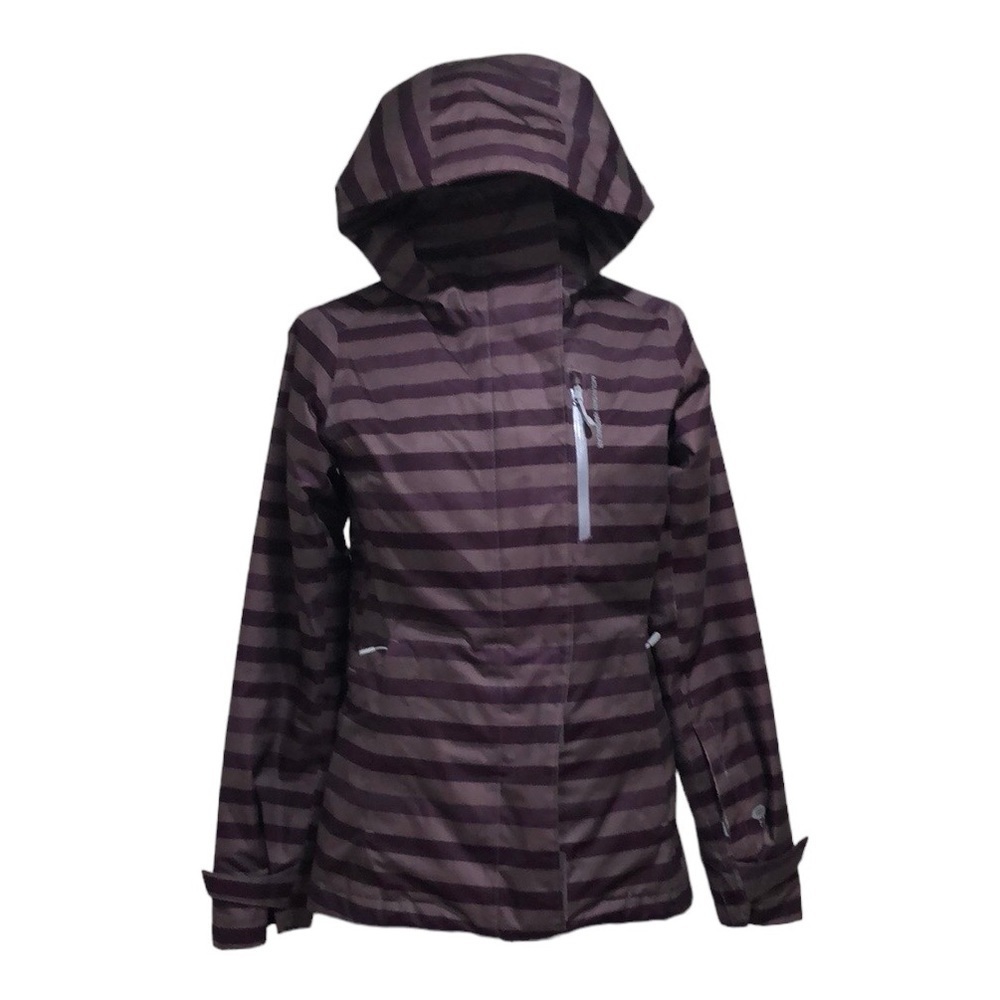 Mountain Hardware Barnsie Ski Coat Size Small Purple Striped